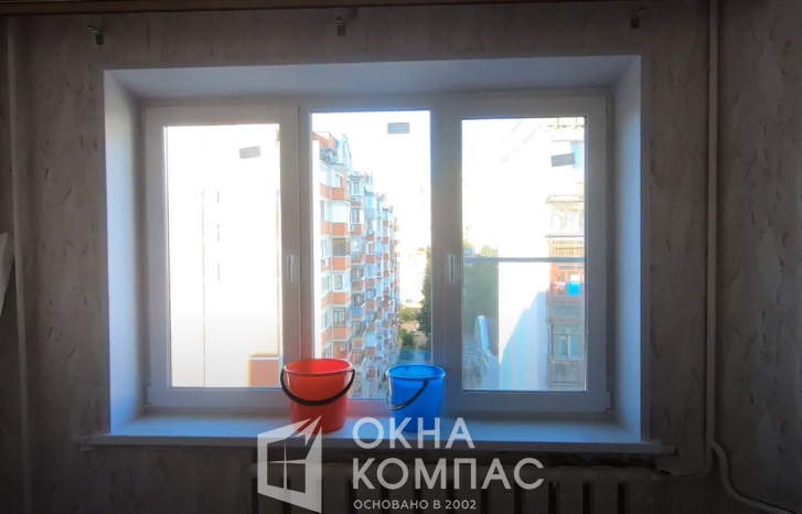 Фото объекта Остекление квартиры в г. Н. Новгород одной конструкцией.