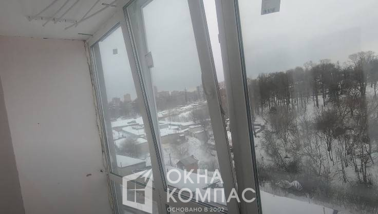 Фото объекта Остекление лоджии г. Н. Новгород - 1 конструкция